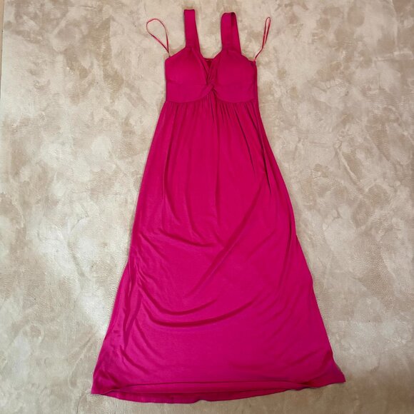 New Directions Petite Hot Pink Maxi Dress – PS - Picture 1 of 7